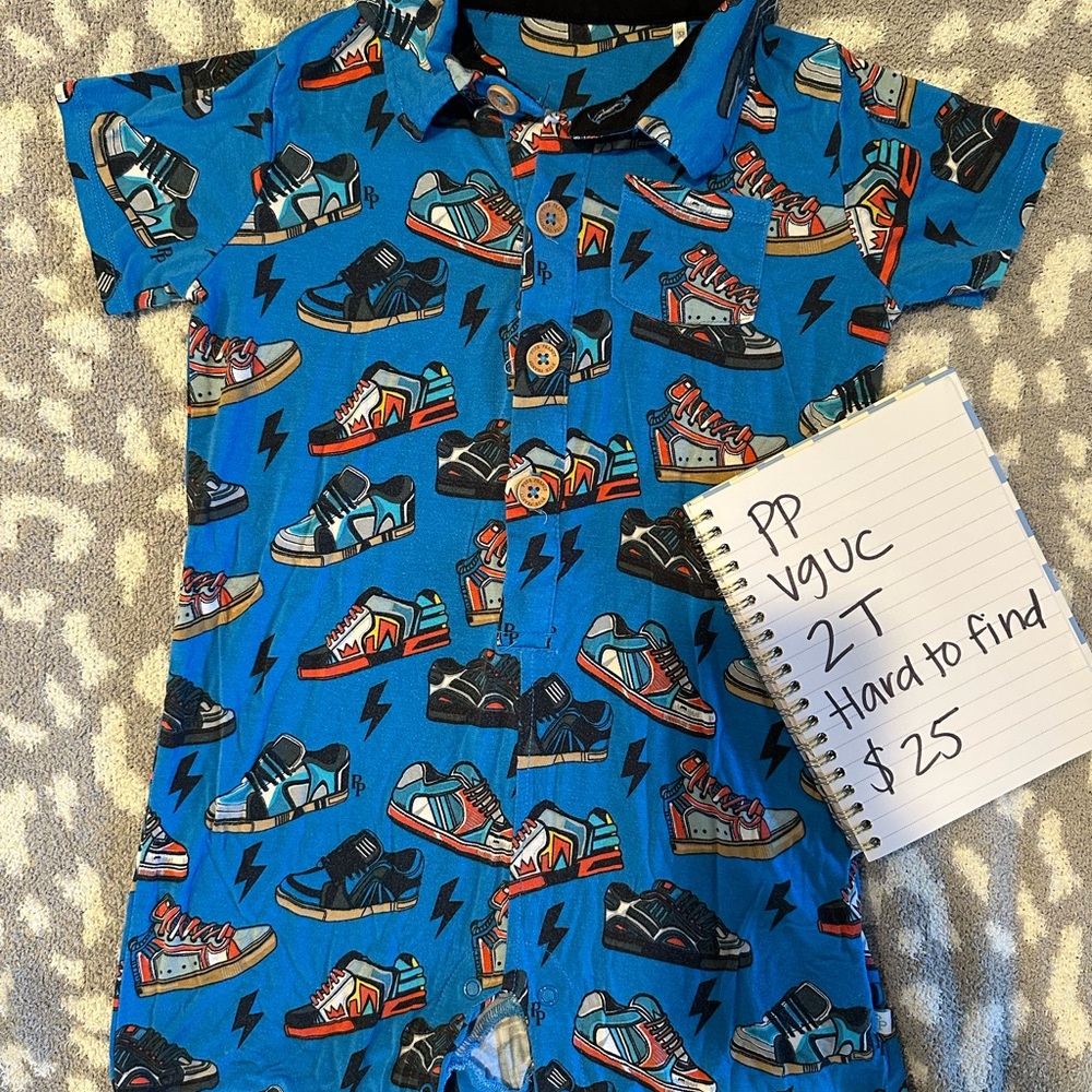Posh peanut shoe romper